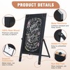 SELEAD Solid Wood Frame Chalkboard with Stand - 40" x