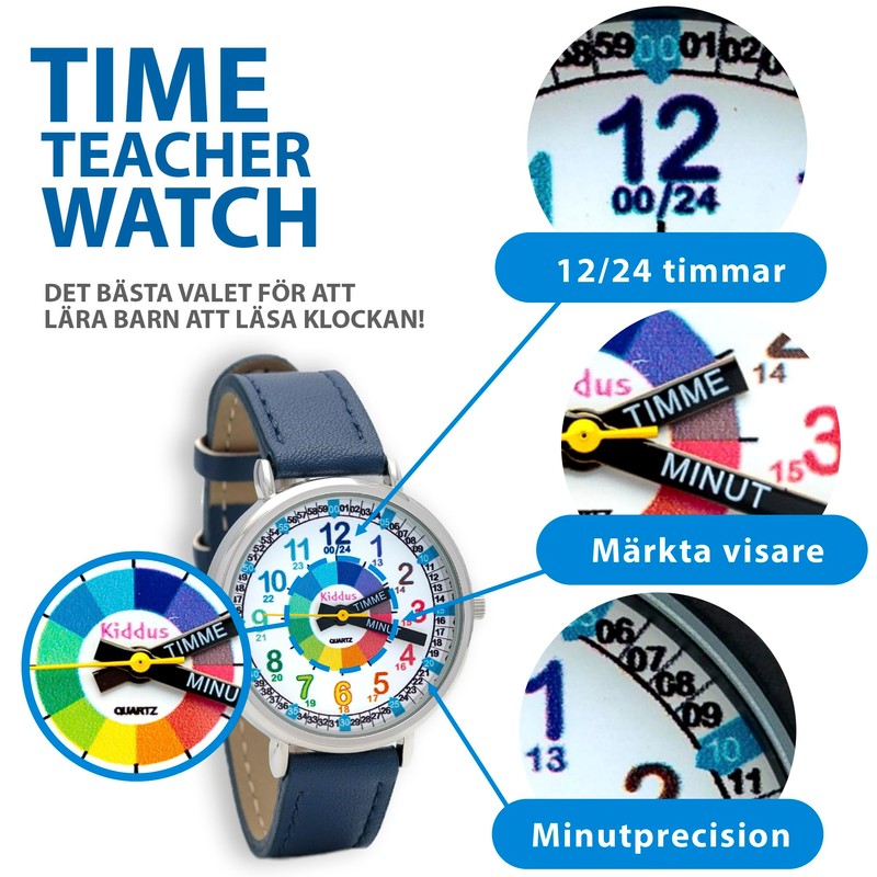 Kiddus Learning Watch for Children, Boys and Girls, Analogue Watch