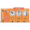 Cepillo de dientes Borgatta Ortodoncia Nano Ortho medio pack x