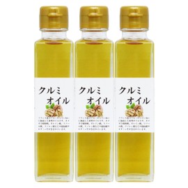 Natural Health Company Walnut Oil, 5.9 oz (140 g) x 3 Pieces, Edible Walnut Oil