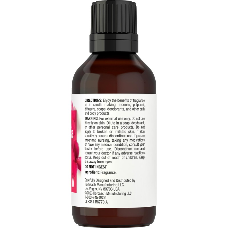 Horbäach Plumeria Fragrance Oil | 1 fl oz (30ml) |