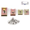 KIMISS Rustproof U‑Clips Nuts Assortment Automotive Interior Trim Fasteners with