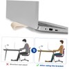 KONTONTY 2pcs Laptop Stand for Desk Ergonomic Wedge Holder Heat-Vent