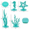 8Pcs/Pack Green Mermaid Party Decoration DIY Felt Table Centerpiece Under