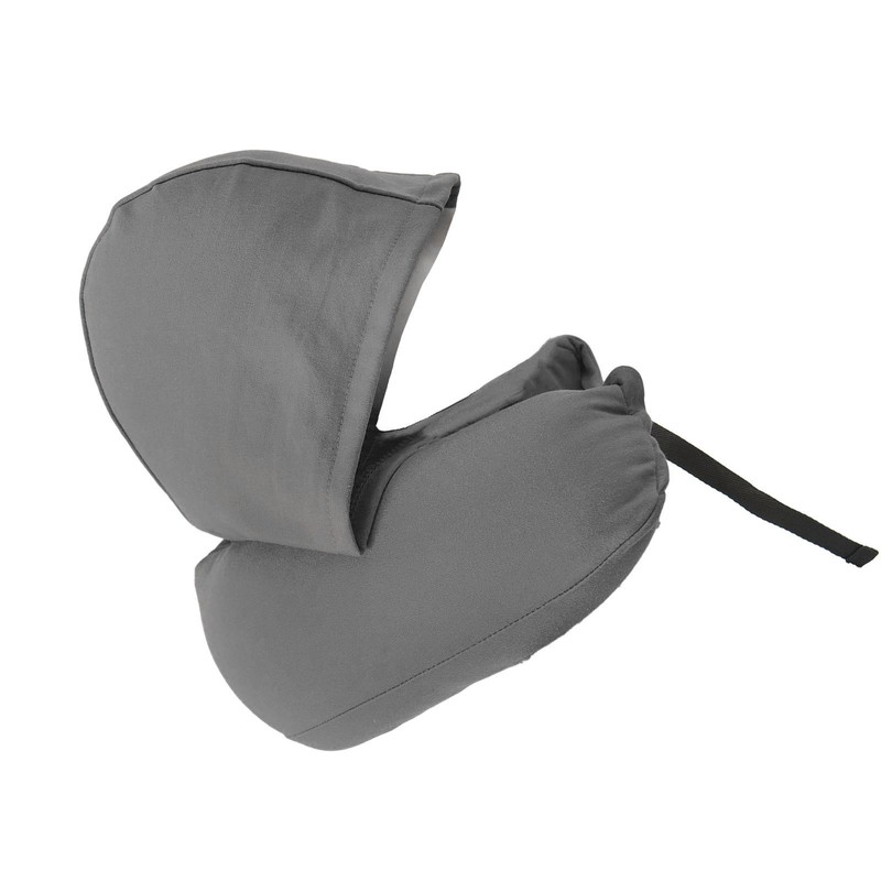 Hoodie Travel Pillow Hooded Neck Pillow Adjustable Ergonomic Travel Neck