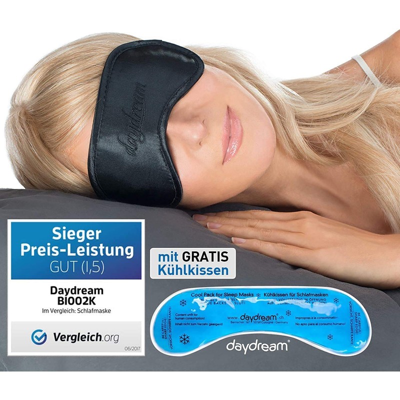 Daydream Sleep Mask for Men and Women, Test Winner, Sleeping