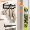Evermagin 29" Coat Rack Wall Mount with Shelf, 4 in