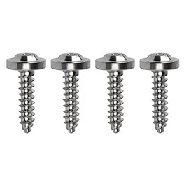 Wanyifa Titanium M4 M5 15 17 20mm Self Tapping Screw Torx Head Motorcycle Bolt Pack of 4 (M5x20mm, Normal Titanium)
