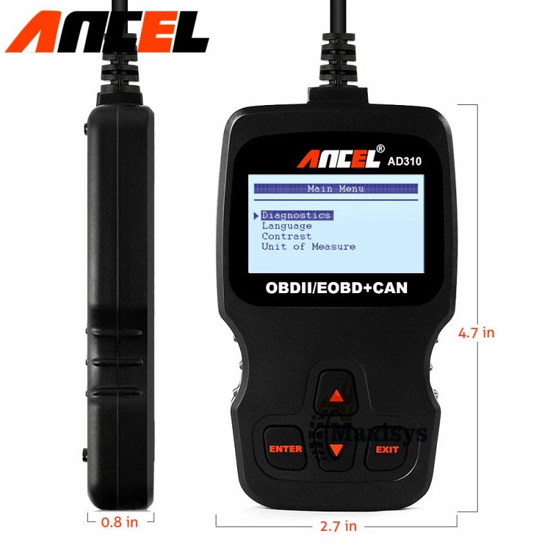 ANCEL AD310 OBD2 Automotive Check Engine Fault Code Reader Diagnostic