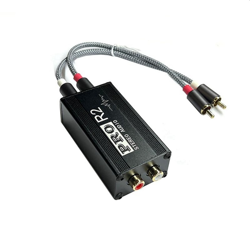 Lyaciomn 1 Piece Ground Loop Audio Isolator Noise Suppressor Isolator