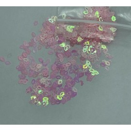 Kiss Valentine's Holographic Pink Kiss/ Lips Nail Glitter| 1 TSP | Nail Art & Acrylic
