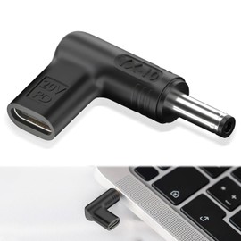 VEAGIA Type-C Convert DELL 4.5x3.0mm 20V TYPE-C Female to DC Connector Laptop 100W Charger Laptop Accessories USBPD Converter Adapter Charging Converter type-c to dc (4.5-3mm DELL 20V)