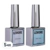 LeMore Nail Art Gel Nail Manicure Perfect 2-Piece Set, Top Gel + Base Gel, 5 Sets / 르모어 네일아트 젤네일 매니큐어 퍼팩트 2종세트, 탑젤 + 베이스젤, 5세트