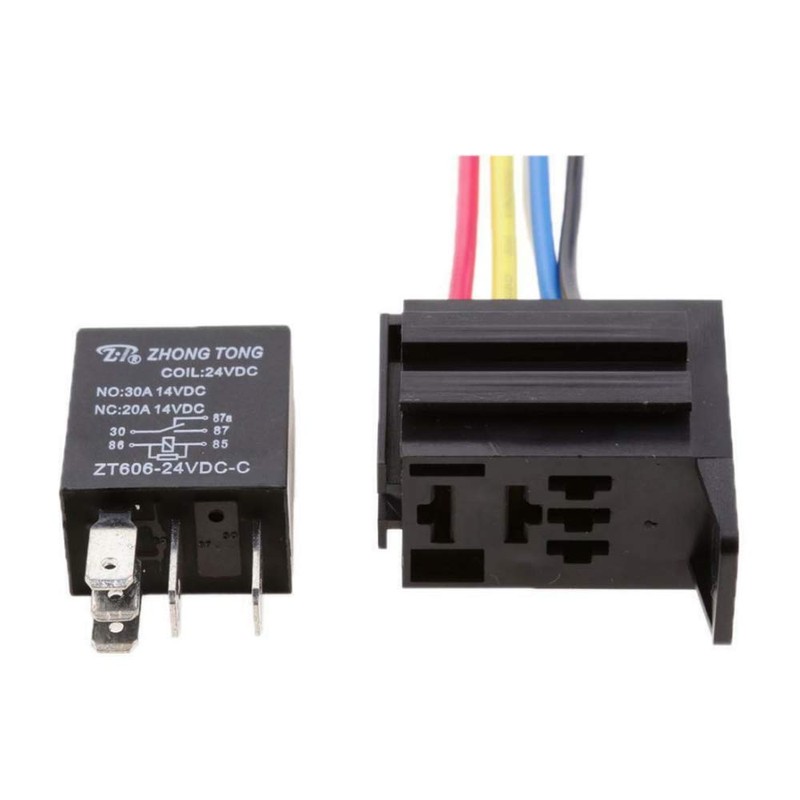 ESUPPORT Car Heavy Duty Relay Switch 12V 30A SPDT 5Pin