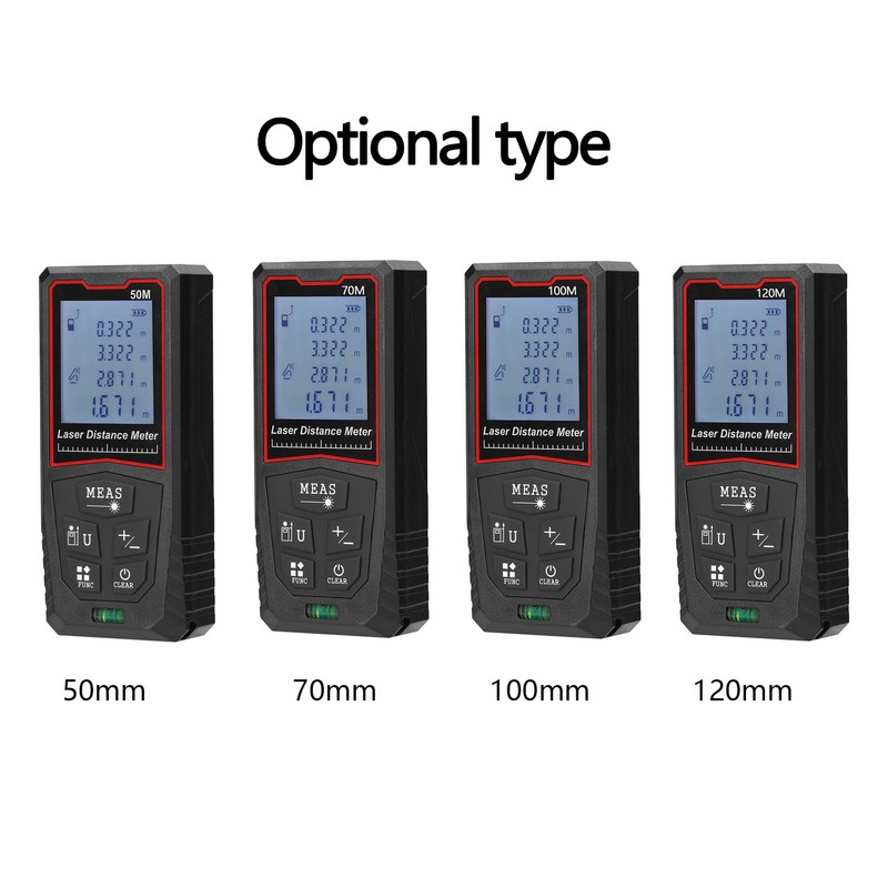 Red Light Handheld LCD Display Digital High Accuracy Measure Rangefinder