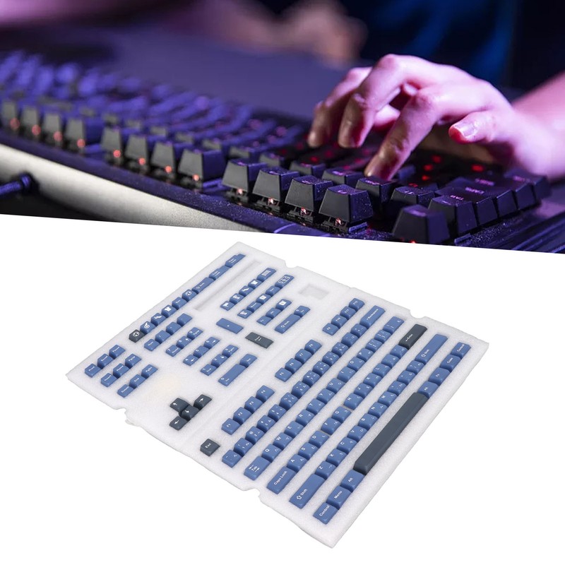 PBT Keycaps 128 Keys Japanese Keycaps Cherry Height DIY Practical