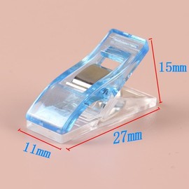 Pack of 100 Multipurpose Sewing Clips Craft Accessories for Sewing, Quilting, Crocheting, Crafting and Knitting,Tin Box Package, Assorted Colors