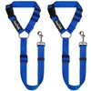 PawsPawty 2 Pack Headrest Dog Car Safety Seat Belt Adjustable