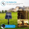 Solar Waterfall Fairy Bunch Lights Outdoor Waterproof 200LEDs,8 Modes Fairy