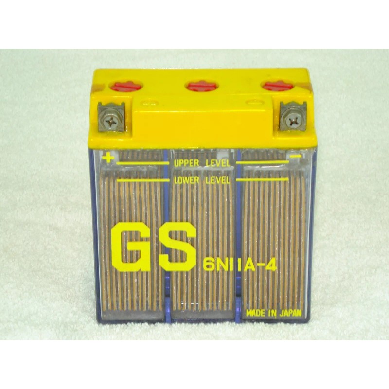 GS NOS HIGH QUALITY GS BATTERY 6N11A-4 6V 11AH JAPAN