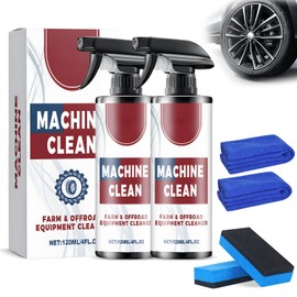 LSROUMEL 2Pcs Machine Clean Spray, Supplies Machine Clean Outdoor All-Purpose Cleaner, Heavy-Duty Outdoor All Purpose Cleaner - 4 Oz