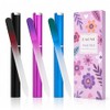 EAONE Crystal Glass Nail File with Case 3 Pack, Double-Sided