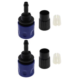 The Lord of the Tools 2 Sets Female Hose End Connector Garden Hose Tap Quick Connector Hose Pipe Fittings Replacement Kit for Expanding Hoses Adaptor Pipe Irrigation Fitting Blue