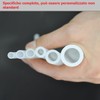 Kwweeoo: Silicone Hose, Industrial Quality, White Silicone Water Hose, High