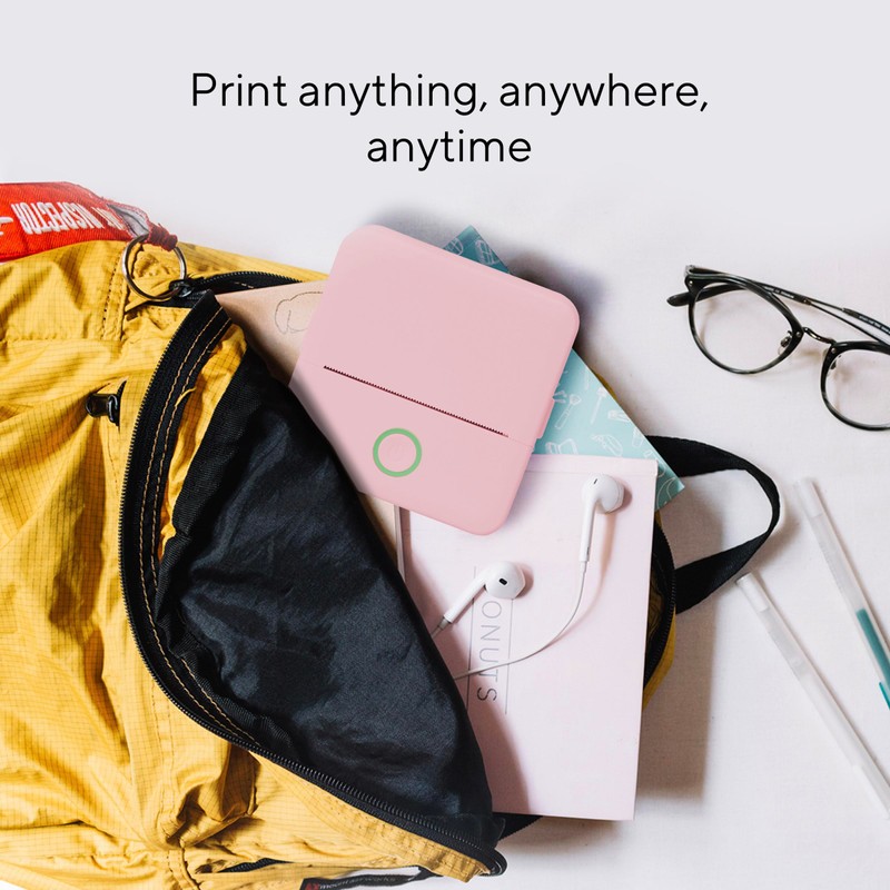 Core Innovations Wireless Mini Portable Inkless Thermal Printer & LabelMaker