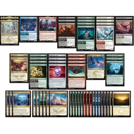 Elite 5-Color Dragon Deck - Green Black White Blue Red - Very Powerful - Modern Legal - Custom Built - 60 Card MTG