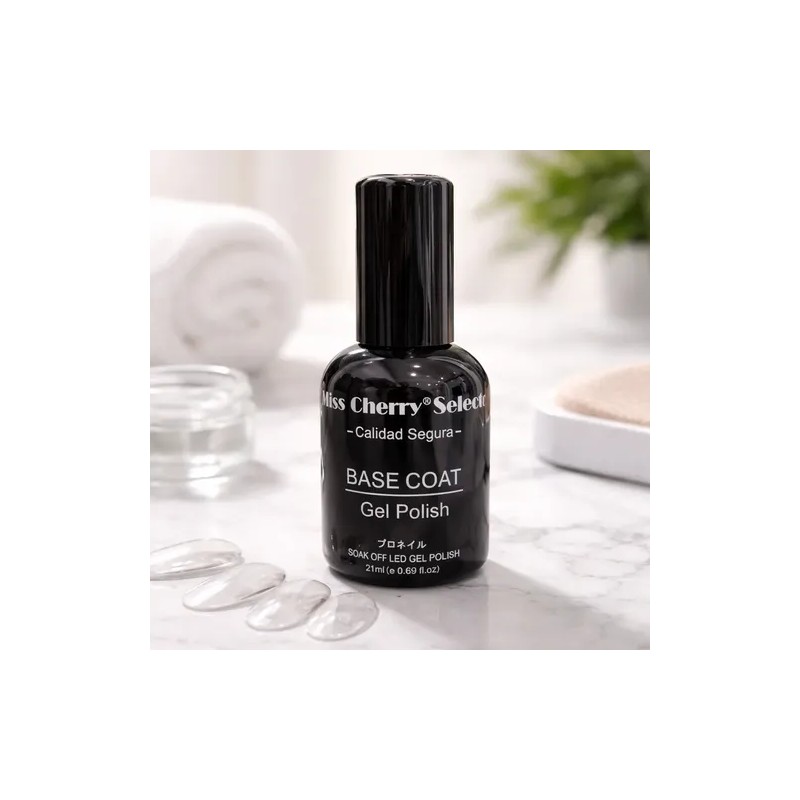 Base Coat Miss Cherry Gel Semipermanente Uñas 21ml