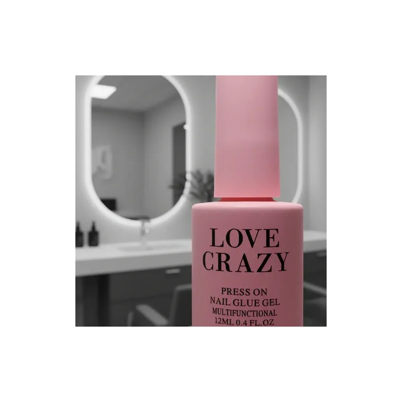 Gel Pegamento Love Crazy Para Unas Press On 12 Ml