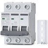 Chtaixi 3 Pole DIN Rail Mount Circuit Breaker, 20 Amp