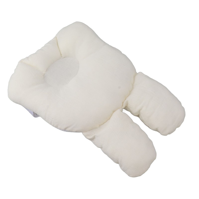 Baby Pillow Recessed Rabbit Ear Shaped 21.5cm Width Soft Breathable