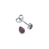 Stud Earrings 925 Silver Gemstone Earrings Real Silver Women's Sterling