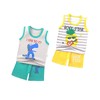 Vagefun Toddler Baby Boy Summer Clothes Cute Dinosaur Tank Tops+Shorts