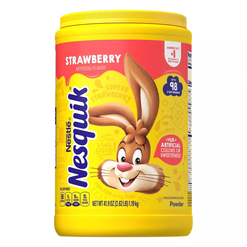 Nesquik 3 Pack - Nesquik Strawberry Powder Drink Mix 41.9
