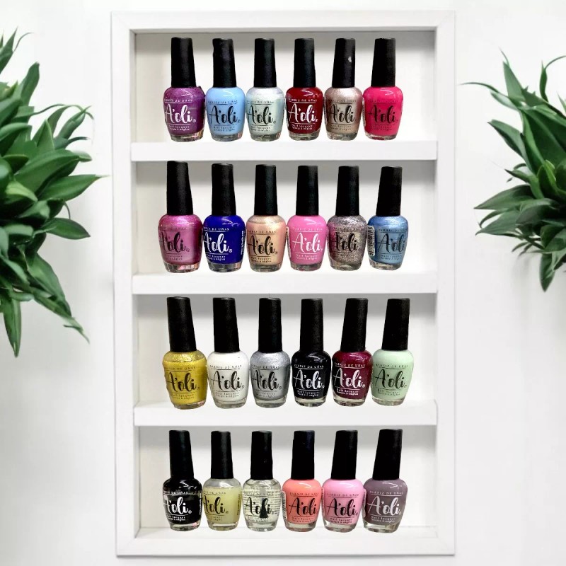 AOLI Esmaltes Kits Para Uñas 6 Colores Larga Duración Para