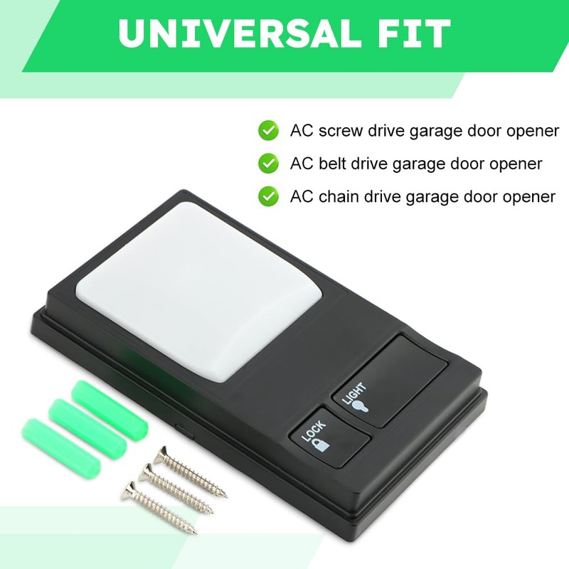 Upgrade Garage Door Opener, Wired Replacement Wall Keypad Button Compatible