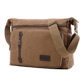 X-cross Shoulder Bag, Cross, Cross, Shoulder Bag, Pockets, Multiple Storage, Outdoors, Fishing, Leisure, coffee
