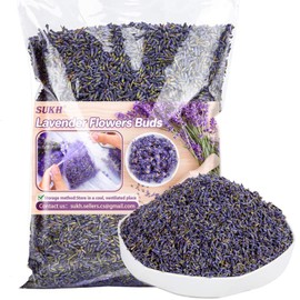 200g French Lavender Dried Lavender - Sukh Organic Lavender Sachets for Drawers and Closets Lavender Flowers Sachet Bags Fresh Scents Lavender Sachet Bags Dried Flowers Bulk