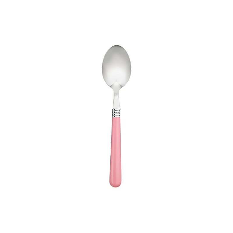 Takakuwa Metal Pastel Cutlery Dessert Spoon, Pink 400973