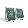 Pick Your Own Produce Sidewalk Sign 18 Inch x 24