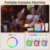 Mini karaoke machine with microphone sound system, portable karaoke machine