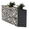 vidaXL Gabion Basket 47.2"x11.8"x39.4" Patio Planter Raised Vegetable Bed