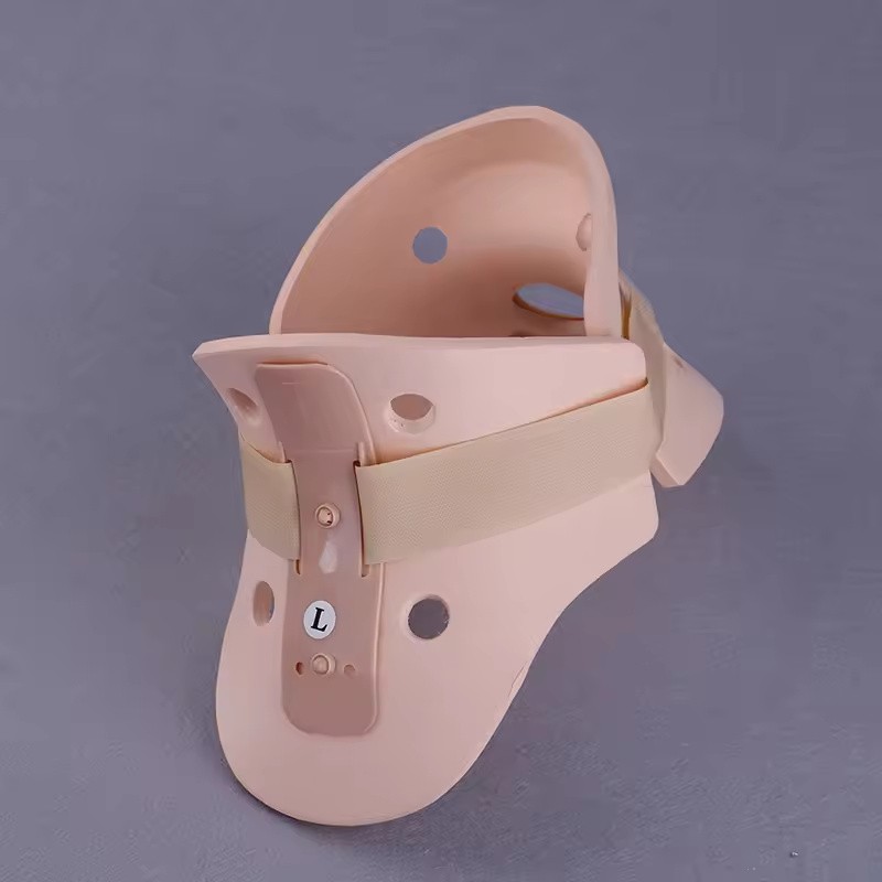 Cervical Collar Neck Brace with Large Throat Opening, Breathable Polymer