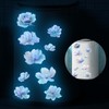 Pack of 9 Wall Stickers Flowers Luminous Wall Stickers Flowers
