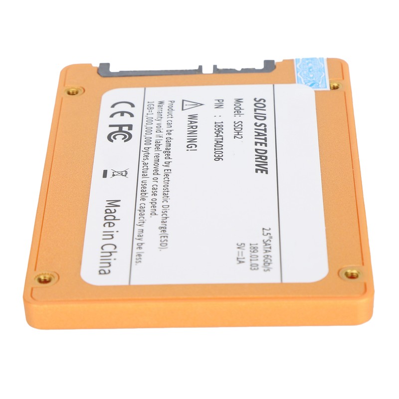 BU KING 2.5inch SSD Golden High Speed Plastic Hard Drive