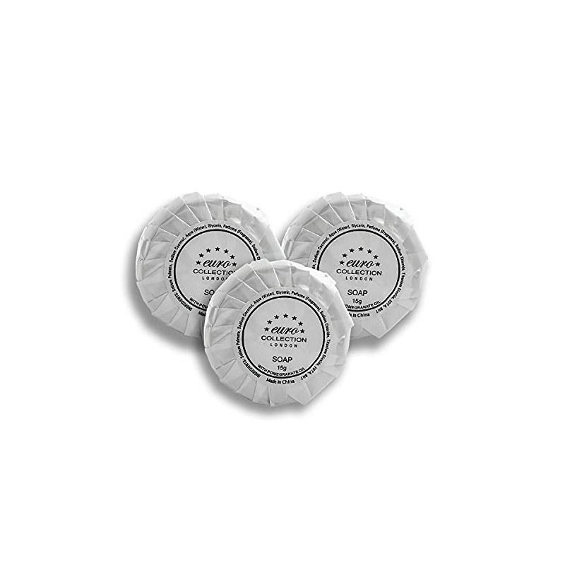 Euro Collection Pleat Wrap Soap Luxury Bath Soaps Travel Mini