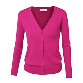 Golden Service Women's Basic Cardigan Spring Button Down Knitted Cardigan -